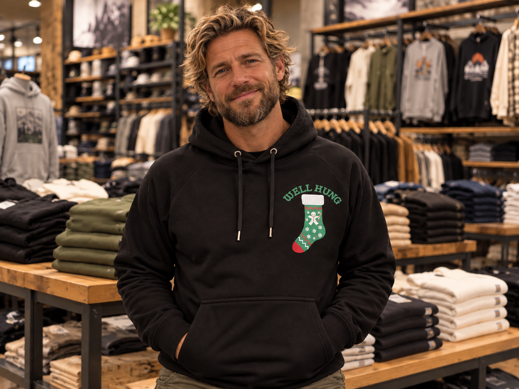 Well Hung Christmas Hoodie