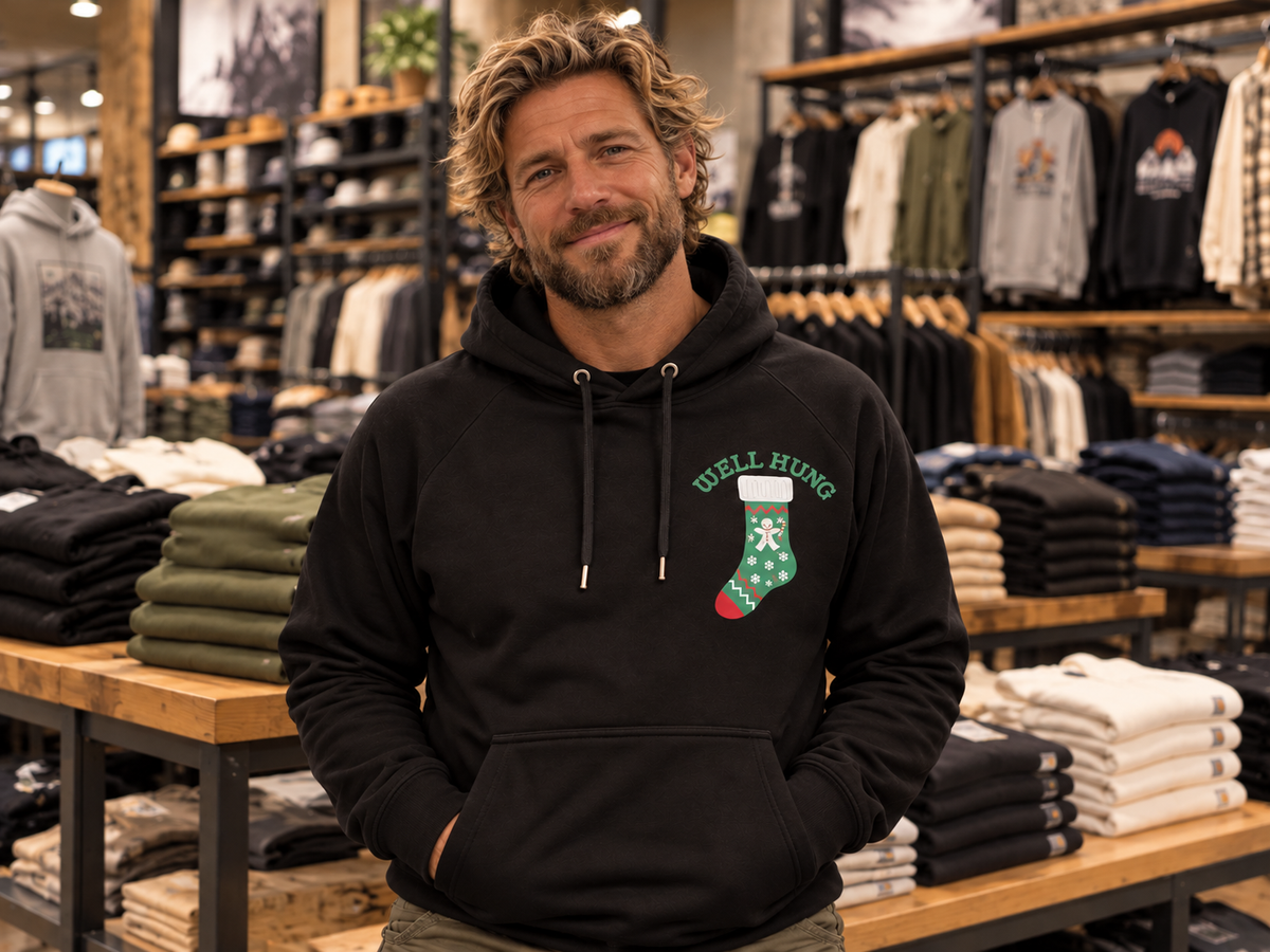 Well Hung Christmas Hoodie